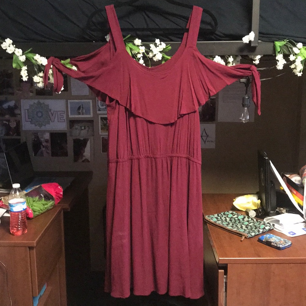 Maurice’s plus size burgundy dress